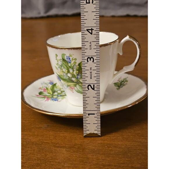 Vintage Jason Tea Cup & Saucer Floral Bone China Made In England J.688 (gg283) - Picture 10 of 10